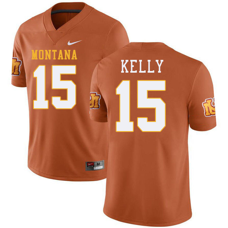 Montana Grizzlies #15 Bill Kelly College Football Jerseys,Uniforms Stitched Sale-Throwback